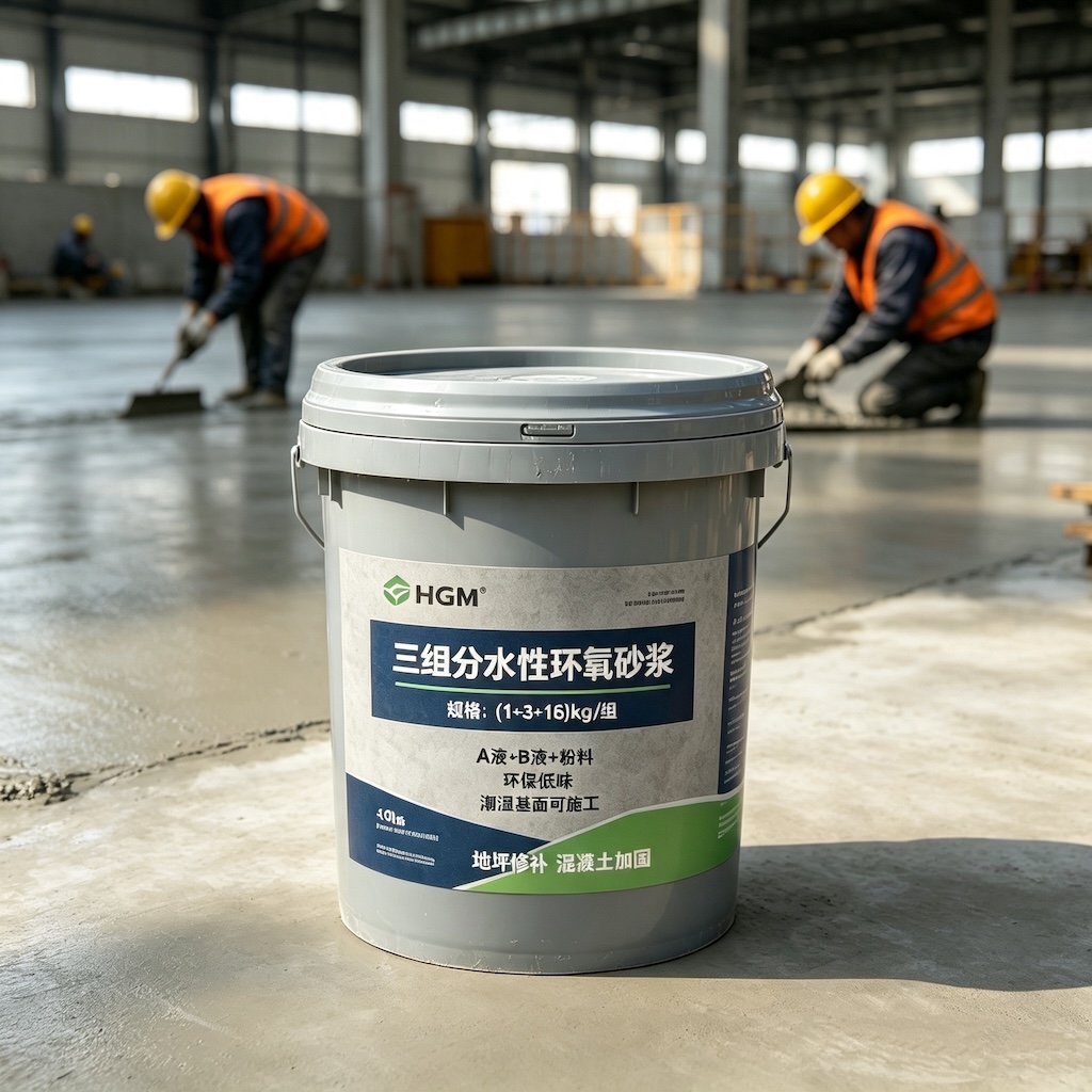 郁南三组份水性环氧砂浆